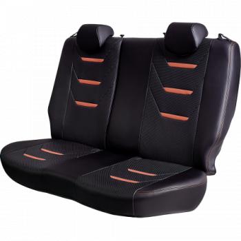 10 299 р. Комплект чехлов для сидений (РЗСиС 60/40 3Г Орегон) ТУРИН-2 Lord Autofashion  Лада Калина ( 1118,  1119) (2004-2013) седан, хэтчбек (черный, вставка черная+коричневая, строчка коричневая)  с доставкой в г. Пермь. Увеличить фотографию 5