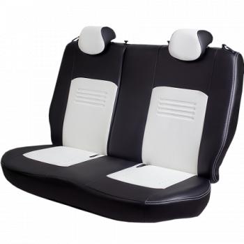 9 899 р. Комплект чехлов для сидений (РЗС 60/40 3Г Илана+Орегон) ТУРИН СТ Lord Autofashion  Лада XRAY (2016-2022) (черный, вставка белая, строчка белая)  с доставкой в г. Пермь. Увеличить фотографию 7