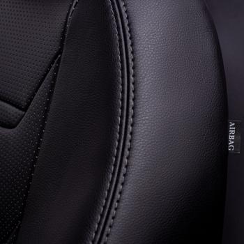 7 999 р. Комплект чехлов для сидений ( РЗС 60/40+подлок 3Г Орегон) ТУРИН-2 Lord Autofashion  Nissan Qashqai  1 (2007-2013) дорестайлинг, J10 рестайлинг (черный, вставка черная, строчка черная)  с доставкой в г. Пермь. Увеличить фотографию 6