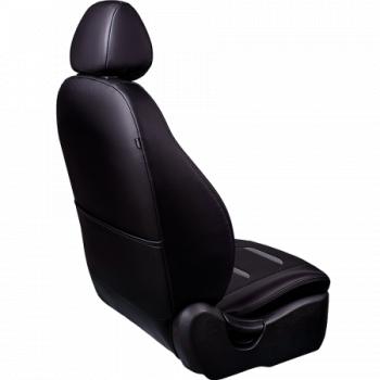 10 299 р. Комплект чехлов для сидений (к.Ambition РЗСиС 40/60 2Г Орегон) ТУРИН-2 Lord Autofashion  Skoda Fabia  Mk2 (2007-2014) универсал дорестайлинг, хэтчбэк дорестайлинг, универсал рестайлинг, хэтчбэк рестайлинг (черный, вставка черная+серая, строчка серая)  с доставкой в г. Пермь. Увеличить фотографию 6