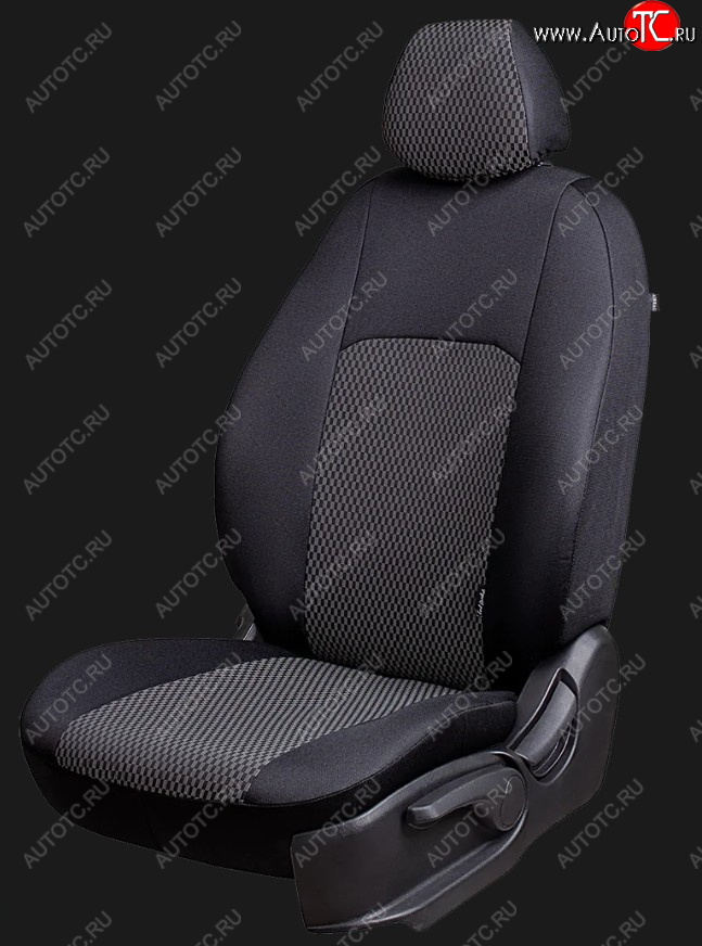 7 649 р. Чехлы сидений (7 мест, со столами, 2й ряд без подгол., жаккард) Lord Autofashion ДУБЛИН  ГАЗ ГАЗель Next  A21,A22, С41, С42, Фермер (2014-2025)  шасси со сдвоенной  (черный/прямоугольник черный)  с доставкой в г. Пермь