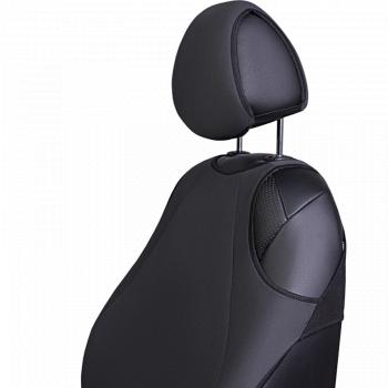 3 099 р. Универсальные чехлы сидений (майка 5 мест Трикотаж) Lord Autofashion   (темно-серый)  с доставкой в г. Пермь. Увеличить фотографию 5