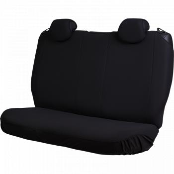 3 099 р. Универсальные чехлы сидений (майка 5 мест Трикотаж) Lord Autofashion   (черный)  с доставкой в г. Пермь. Увеличить фотографию 3