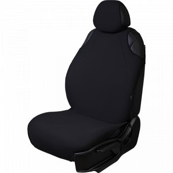 3 099 р. Универсальные чехлы сидений (майка 5 мест Трикотаж) Lord Autofashion   (черный)  с доставкой в г. Пермь. Увеличить фотографию 2