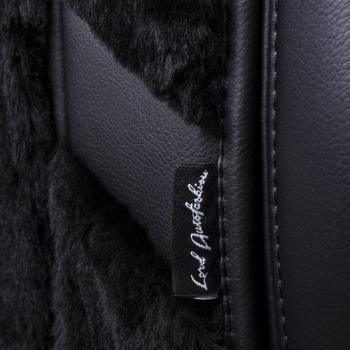 1 000 000 р. Накидка на сиденье (1 место Р. 77 натур. мех) Меховая Lord Autofashion   (шоколад 12 мм, строчка черная)  с доставкой в г. Пермь. Увеличить фотографию 9