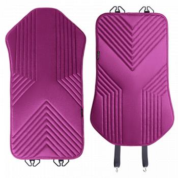 2 579 р. Накидка на сиденье (1 место Афины) ЛЮКС ст ВАН ВЭЙ Lord Autofashion   (фуксия, строчка темно-лиловая)  с доставкой в г. Пермь. Увеличить фотографию 3