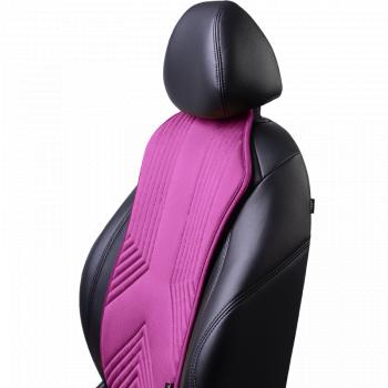 2 579 р. Накидка на сиденье (1 место Афины) ЛЮКС ст ВАН ВЭЙ Lord Autofashion   (фуксия, строчка темно-лиловая)  с доставкой в г. Пермь. Увеличить фотографию 2
