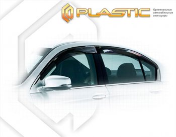 Ветровики дверей Classic полупрозрачный CA Plastic на Honda Accord IX поколение, седан 2013 – н.в.