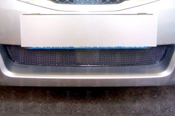 4 099 р. Защитная сетка в бампер (низ, ячейка 4х10 мм) Стрелка11 Премиум Subaru Legacy BM/B14 дорестайлинг седан (2009-2013) (Чёрная)  с доставкой в г. Пермь. Увеличить фотографию 3