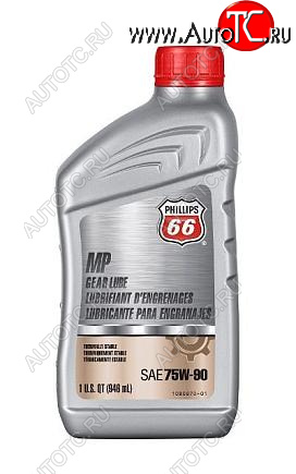969 р. Масло трансмиссионное Phillips 66 MP GEAR LUBE 75W90 0.946 L CUMMINS 14625  с доставкой в г. Пермь