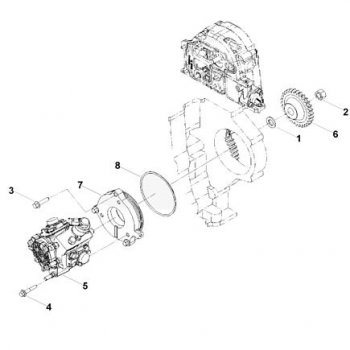 Топливный насос высокого давления (ТНВД) Bosch ISF 2.8 0445020119 CUMMINS 0404