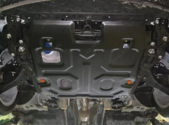 Защита картера двигателя и КПП (V-2,4) ALFECO Honda Accord 9 CR седан дорестайлинг (2013-2016)
