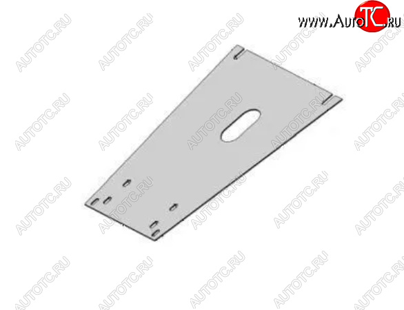 2 299 р. Защита картера двигателя (V-2,0D) Alfeco  JAC N35 (2019-2025) (Сталь 2 мм)  с доставкой в г. Пермь