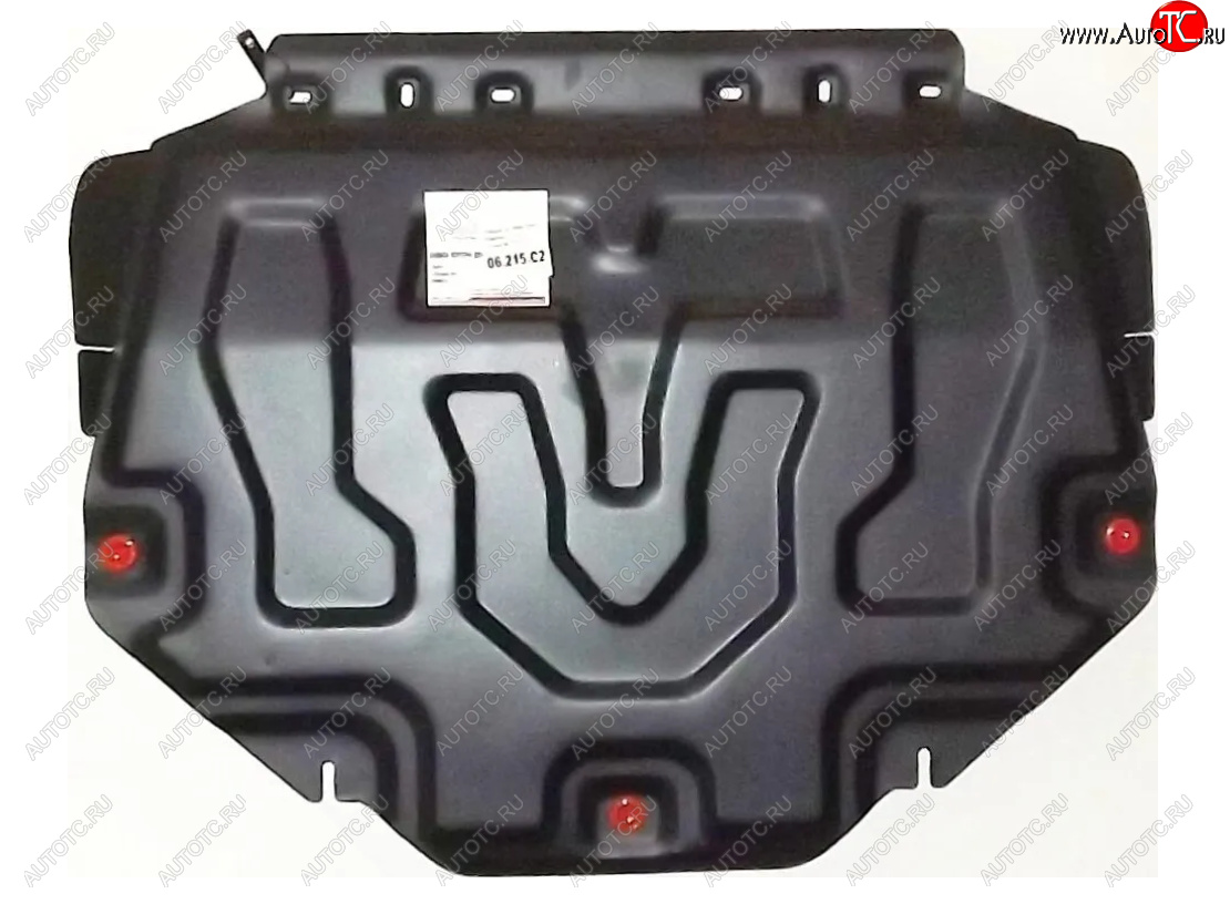 3 199 р. Защита картера двигателя и КПП (V-2,5, малая) ALFECO  Mazda CX-9  TC (2015-2025) дорестайлинг, рестайлинг (Сталь 2 мм)  с доставкой в г. Пермь