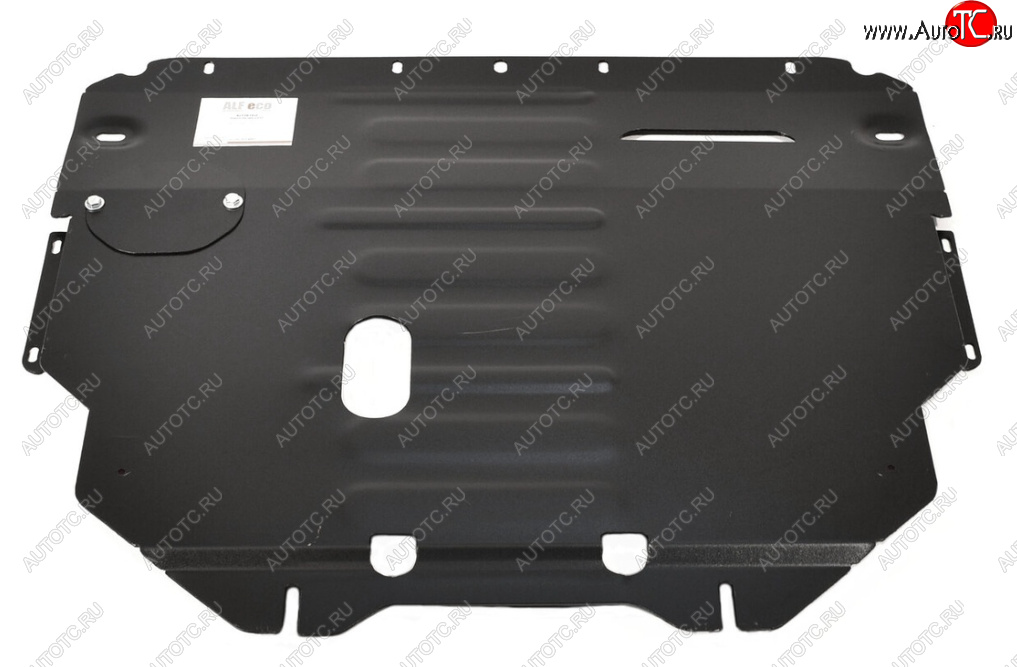10 649 р. Защита картера двигателя и КПП (V-2,0AT) ALFECO  Geely Tugella  FY11,HPBA4 (2019-2025) дорестайлинг, рестайлинг (Алюминий 3 мм)  с доставкой в г. Пермь