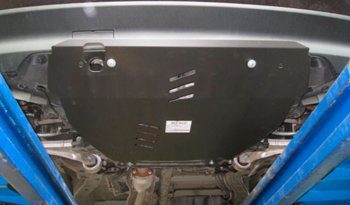 Защита картера двигателя и КПП Alfeco Honda Pilot  YF4 (2011-2015) рестайлинг (Алюминий 3 мм)