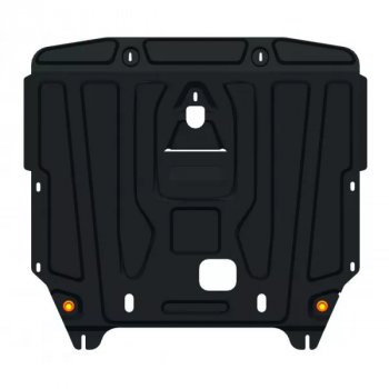 Защита редуктора переднего моста (V-2,4) Alfeco Fiat Fullback (2016-2018) (Алюминий 4 мм)