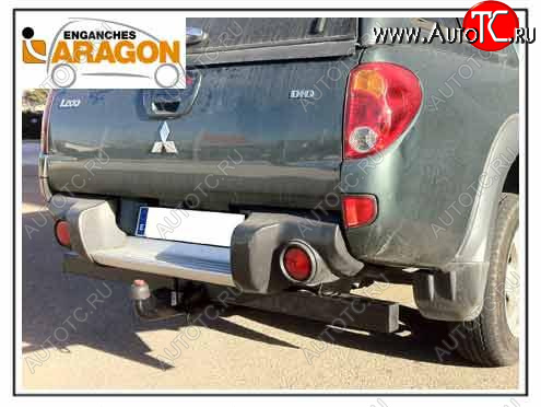 35 649 р. ТСУ для MITSUBISHI L200 с бамп. y barra antiempotramiento 2006-2010, Тип шара: Горизонтальный, условно-съемный (лебединая шея) (A)  Митсубиси Л200 Aragon e4201ba  с доставкой в г. Пермь