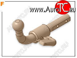 17 299 р. ТСУ для SSANGYONG Korando (C200) 2010-2014, SSANGYONG Korando (C210) 2014-2019, Тип шара: Горизонтальный, легкосъемный (S)  Саньенг Корандо Aragon e3108as  с доставкой в г. Пермь