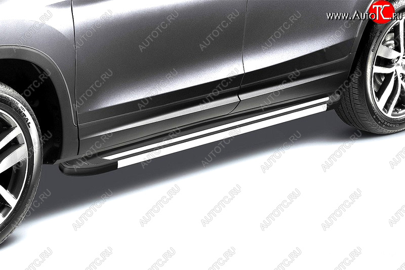 20 499 р. Комплект алюминиевых порогов Arbori Luxe Black длина 1600мм без крепежа Arbori allbdl1600  с доставкой в г. Пермь