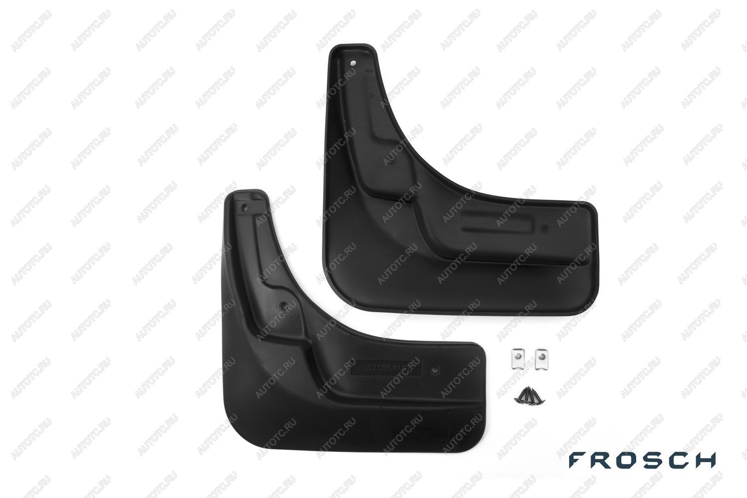4 799 р. Брызговики передние VW Tiguan, 2007-2017, внед. (optimum) в коробке  Фольксваген Тигуан FROSCH frosch.51.21.f13  с доставкой в г. Пермь