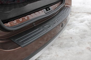 1 579 р. Накладка на задний бампер Вариант 2 для Renault Duster I 2010-2014, шагрень  Рено Дастер Русская Артель nrd-025702  с доставкой в г. Пермь. Увеличить фотографию 1
