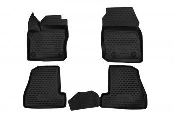 719 р. Коврики в салон FORD Focus 3, 042011-2015, 2015- 4 шт. (полиуретан)  Форд Фокус Element orig.1751152  с доставкой в г. Пермь. Увеличить фотографию 1
