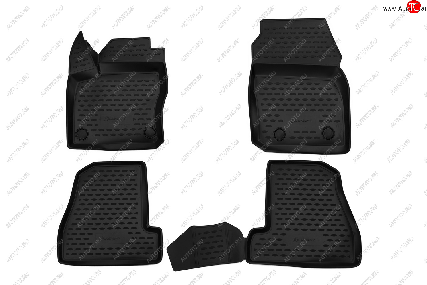 719 р. Коврики в салон FORD Focus 3, 042011-2015, 2015- 4 шт. (полиуретан)  Форд Фокус Element orig.1751152  с доставкой в г. Пермь