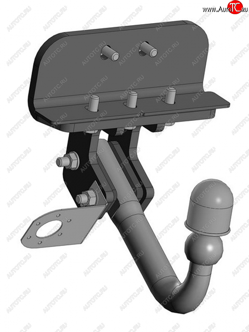 10 999 р. Фаркоп Bosal-Oris Lexus LX600 J310 (2021-2022) (стальной с порошковым покрытием, шар A (F20))  с доставкой в г. Пермь