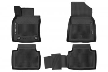 2 499 р. Всесезонные ковры в салонAll Weather Floor Mats TOYOTA Camry 2017-2021, 2021-, чёрн., 4 шт.  Тойота Камри TOYOTA pw21006003  с доставкой в г. Пермь. Увеличить фотографию 1