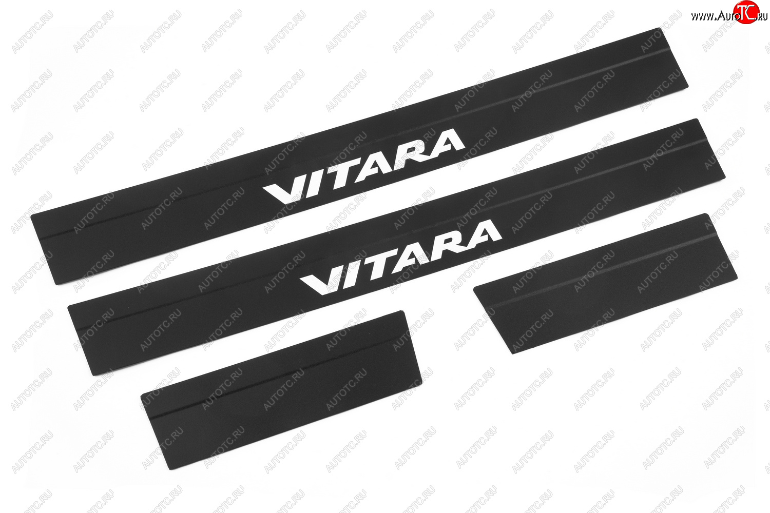 2 169 р. Накладка на внутренние пороги Suzuki Vitara, к-т 4 шт. Черные  Сузуки Сх4 SUZUKI 990nn-54p00-000  с доставкой в г. Пермь