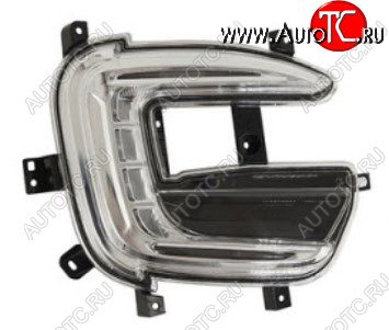7 549 р. Правая противотуманная фара (с ДХО) BodyParts Renault Kaptur дорестайлинг (2016-2020)  с доставкой в г. Пермь