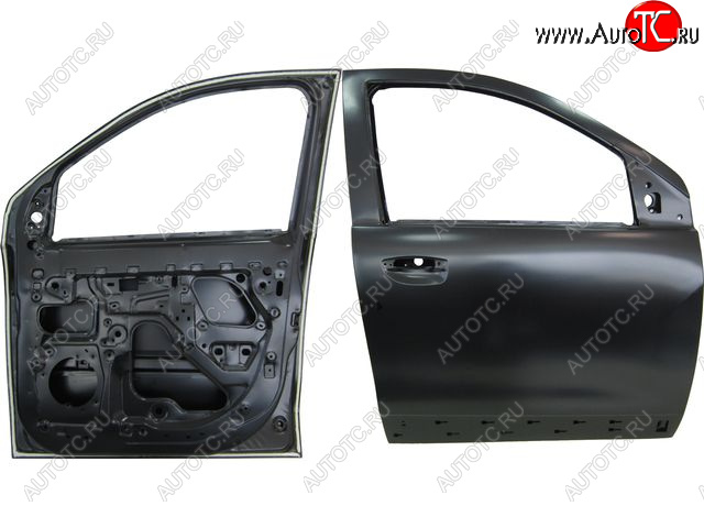 16 999 р. Правая дверь передняя BodyParts  Renault Dokker (2012-2025) (Неокрашенная)  с доставкой в г. Пермь