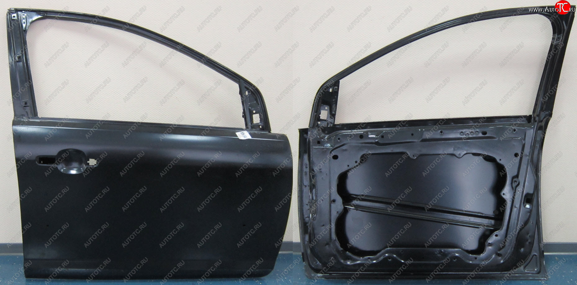 15 499 р. Правая дверь передняя BodyParts Ford Focus 2 седан рестайлинг (2007-2011) (Неокрашенная)  с доставкой в г. Пермь