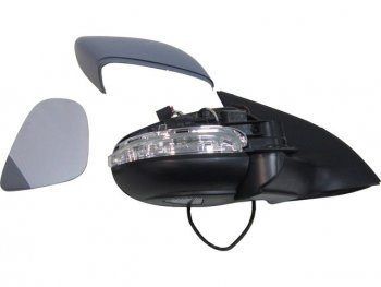 GOLF 09- ЗЕРКАЛО ПРАВ ЭЛЕКТР С ПОДОГРЕВ , УК.ПОВОР , ПОДСВЕТ (convex) (Тайвань) BODYPARTS vwglf09-453-r