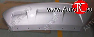2 399 р. Накладка на передний бампер (серебристая) BodyParts Ford Kuga 2 рестайлинг (2016-2019)  с доставкой в г. Пермь