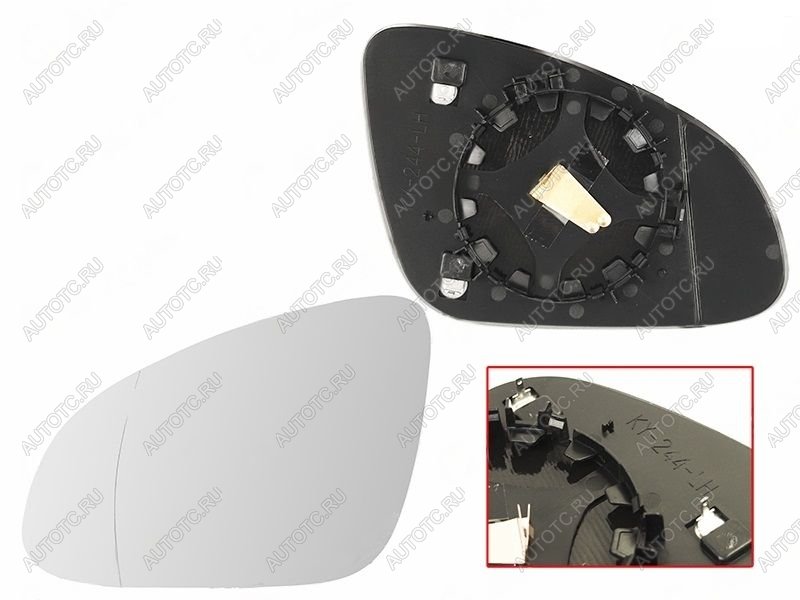 849 р. ASTRA 09- СТЕКЛО ЗЕРКАЛА ЛЕВ С ПОДОГРЕВ (Китай) BodyParts opast09-461-l  с доставкой в г. Пермь
