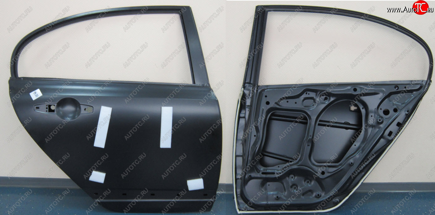 14 999 р. Правая дверь задняя BodyParts Honda Civic FD седан дорестайлинг (2005-2008) (Неокрашенная)  с доставкой в г. Пермь