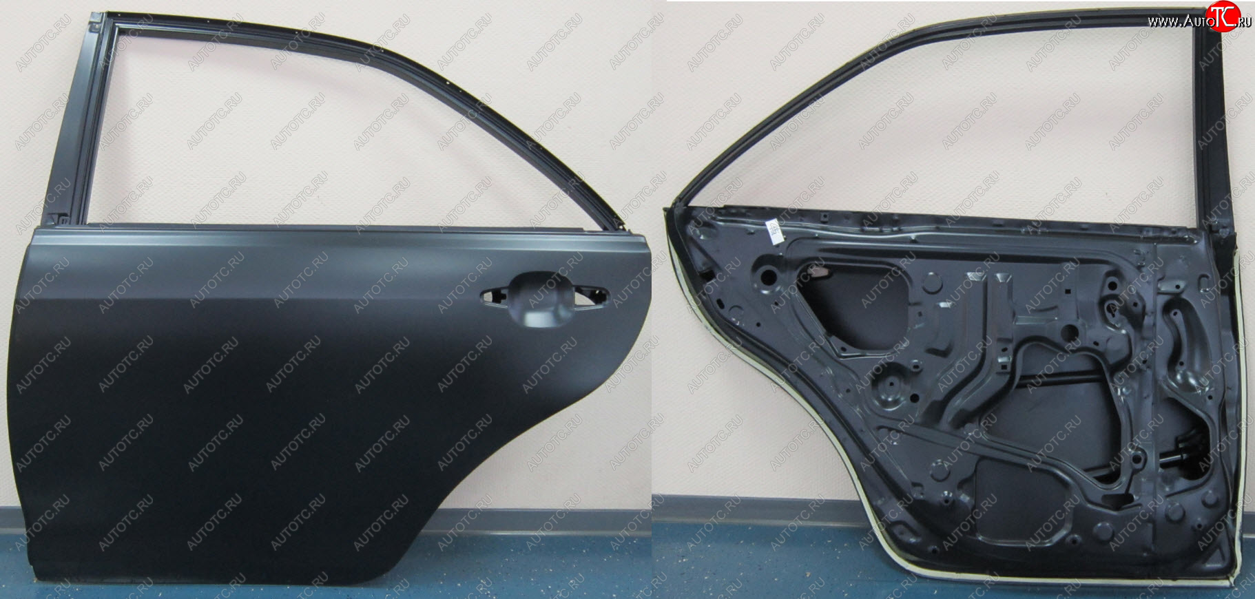 14 999 р. Левая дверь задняя BodyParts Toyota Camry XV40 рестайлинг (2009-2011) (Неокрашенная)  с доставкой в г. Пермь