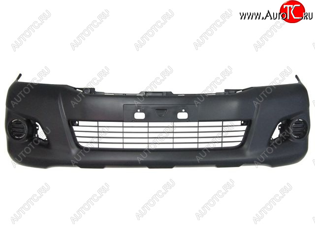 3 489 р. Бампер передний (с отверстиями под ПТФ и под расширители арок) BodyParts Toyota Hilux AN20,AN30  2-ой рестайлинг (2011-2016) (Неокрашенный)  с доставкой в г. Пермь