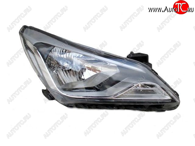 5 199 р. Правая фара (корректор) BodyParts  Hyundai Solaris  RBr (2014-2017) седан рестайлинг  с доставкой в г. Пермь
