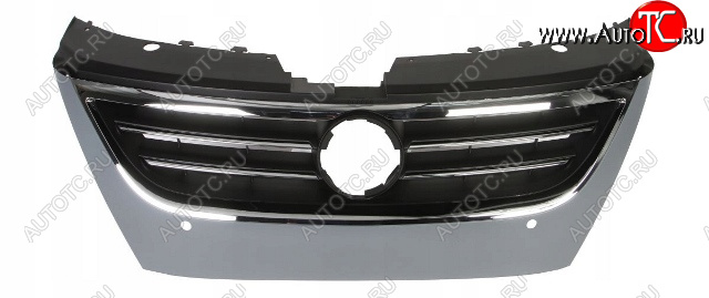 10 449 р. PASSAT CC 09- РЕШЕТКА РАДИАТОРА С ОТВ ПДАТЧ , С ХРОМ МОЛДИНГ (Китай) BODYPARTS vwpcc09-101  с доставкой в г. Пермь