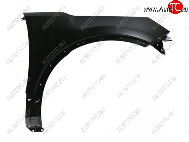 10 899 р. Правое крыло переднее (Тайвань) BodyParts  Ford Explorer  U502 (2015-2018) 1-ый рестайлинг, 5 дв. (Неокрашенное)  с доставкой в г. Пермь