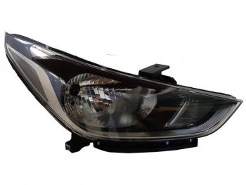 Правая фара (c электрокорректором) BODYPARTS Hyundai Solaris  HCR (2017-2020) седан дорестайлинг