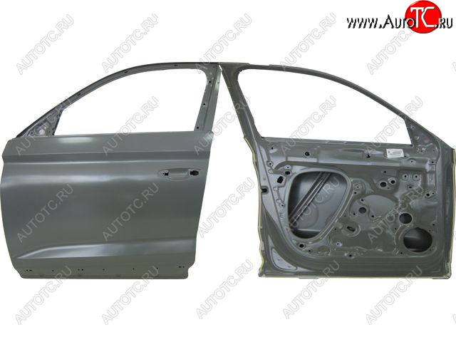 19 399 р. Левая дверь передняя BodyParts  Skoda Kodiaq  NU7 (2017-2021) дорестайлинг (Неокрашенная)  с доставкой в г. Пермь