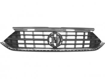 Решетка радиатора (пр-во Китай) BODYPARTS Volkswagen Polo  Mk6 (2020-2022) лифтбек (молдинг хром)