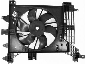 DUSTER МОТОР+ВЕНТИЛЯТОР  РАДИАТ ОХЛАЖДЕН (Китай) BODYPARTS rndus15-920