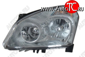 6 499 р. Левая фара (c электрокорректором) BODYPARTS Nissan Qashqai 1 дорестайлинг (2007-2010)  с доставкой в г. Пермь