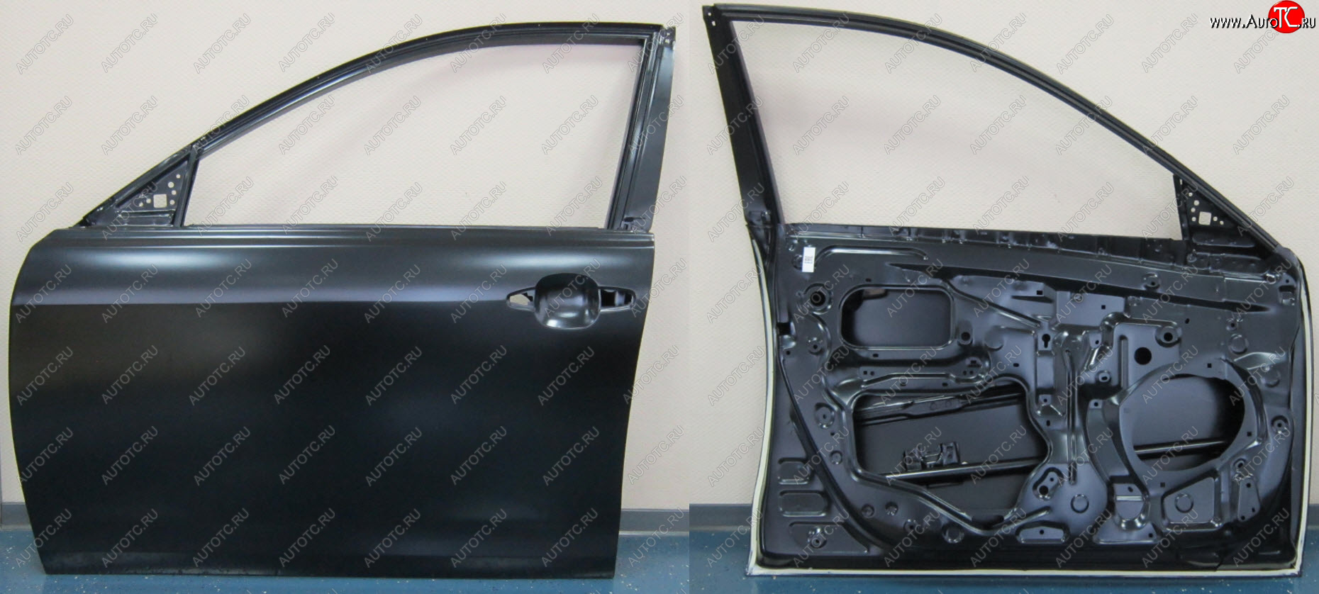 15 999 р. Левая дверь передняя BodyParts  Toyota Camry  XV40 (2006-2011) дорестайлинг, рестайлинг (Неокрашенная)  с доставкой в г. Пермь