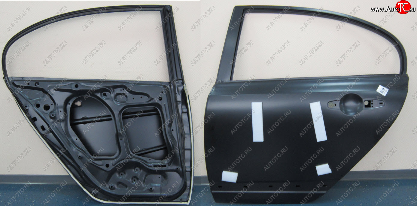 14 999 р. Левая дверь задняя BodyParts  Honda Civic  FD (2005-2011) седан дорестайлинг, седан рестайлинг (Неокрашенная)  с доставкой в г. Пермь